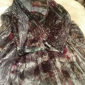 Style & Co Plus Size Embroidered Layered Look Blouse main image 1